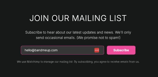 Mailchimp integration
